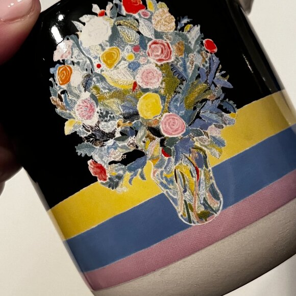 Mugs with Flowers (Set of 2 / new / by Artlifting) - Picture 12 of 15